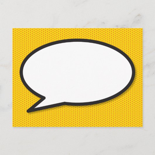 Doop Christening Modern Plezier Spreekballonnen Uitnodiging Briefkaart (Achterkant)