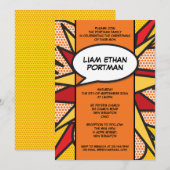 Doop Christening Modern Pret Typografisch Kaart (Voorkant / Achterkant)