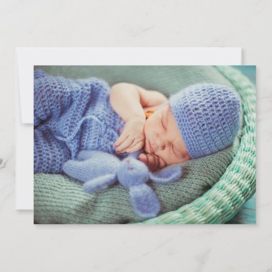 Doop Christening Rozen Bloem Foto Goud Bedankkaart (Achterkant)