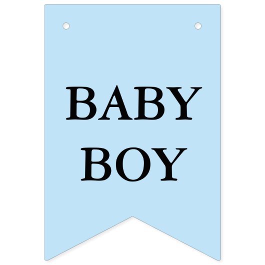 Doop Cross Blue Zwart Jongen Foto Vlaggetjes (Eerste vlag)