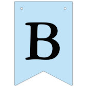 Doop Cross Blue Zwart Jongen Foto Vlaggetjes (Derde vlag)