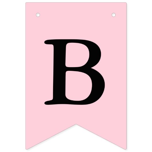 Doop Cross Pink Black Foto Vlaggetjes (Derde vlag)