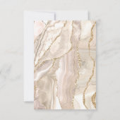 Doop dank u beige roze Heilig Kruis Kaart (Achterkant)