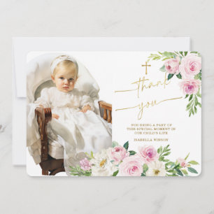 Doop Dank u Fotokaart Bedankkaart