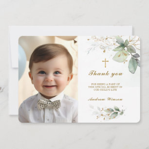 Doop Dank u Fotokaart Bedankkaart