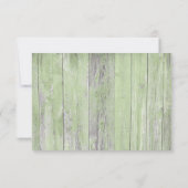 Doop dank u olijftak kaart (Achterkant)