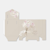 Doop delicate boeket cadeautje doos bedankdoosjes (Uitgevouwen)