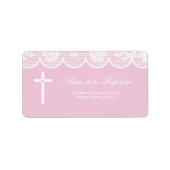 Doop doop Adresetiketten kruis Stickers (Voorkant)