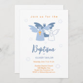 Doop doop engelen uitnodiging (Voorkant / Achterkant)