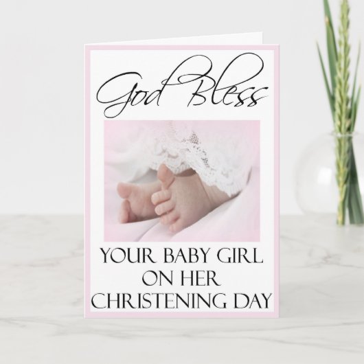 Doop / Doop Kaarten voor Baby Girl (Voorkant)