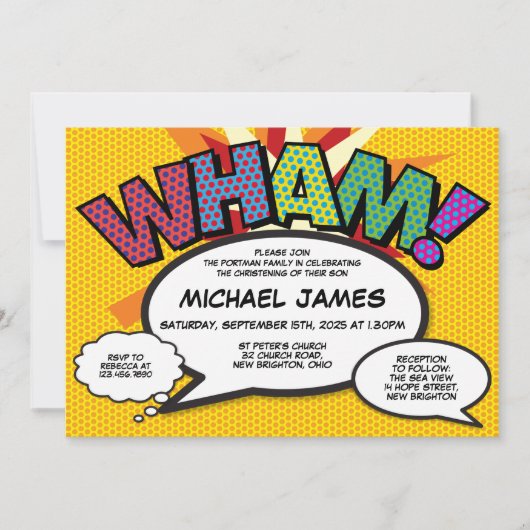 Doop doop Modern Fun Comic Book Kaart (Voorkant)