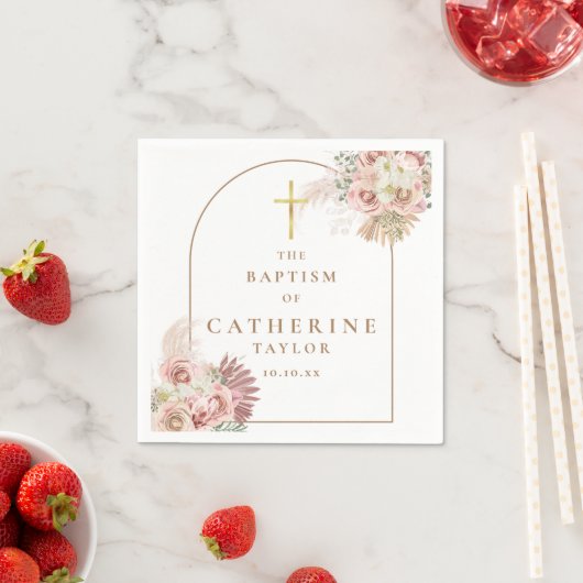 Doop doop Pampas Grass Bloemen Servet (Insitu)