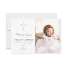 Doop doop religieuze roze meisje foto