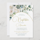 Doop doop Rozen Groen Religieus Kruis Kaart (Achterkant)