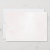 Doop doopbaby meisje lente bloemenfoto bedankkaart (Achterkant)