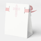 Doop, Doopfeest gunstbox; Kruis (meisje) Bedankdoosjes (Achterkant)