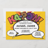 Doop doopplezier Modern stripboek Kaart (Voorkant)