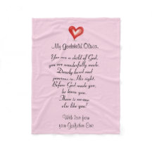 Doop / doopsel cadeau voor Godchild, Custom