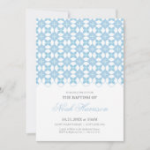 Doop-, doopuitnodiging - Jongens uitnodiging (Voorkant)