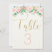 Doop Dopen Bloemstuk Tafelkaart Kaart (Voorkant)