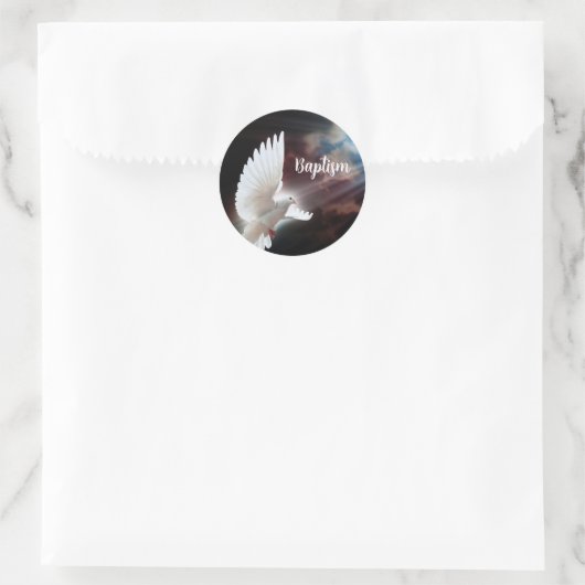 Doop Duif Sticker (Tas)