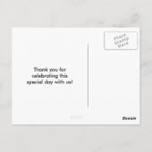 Doop Eerste Communie Bevestiging Dank u Briefkaart (Achterkant)