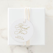 Doop Eerste Communie Goud God Zegen Kruis Bedankjes Labels (In situ)