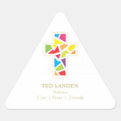 doop | Eerste communieadres/favoriete Sticker (Voorkant)