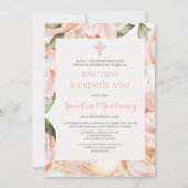 Doop eerste verjaardag Spaanse Uitnodiging voor me (Voorkant)