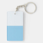Doop, eigen naam, Blauwe kind van God Sleutelhanger (achterkant)