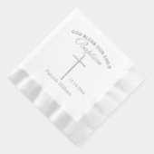 Doop Elegant Kruis Folie Servetten (Rechts)