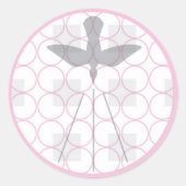 Doop- en doopzegel ronde sticker (Voorkant)