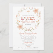 Doop en Eerste Verjaardag Bautizo y Primer Añito Kaart (Voorkant)