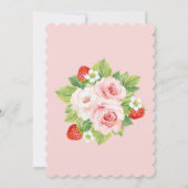 Doop en Eerste Verjaardag Fresa Kaart (Achterkant)