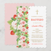 Doop en Eerste Verjaardag Fresa Kaart (Voorkant / Achterkant)