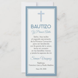 Doop en Eerste Verjaardag Minimalistisch Bladwijze