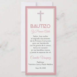 Doop en Eerste Verjaardag Minimalistisch Bladwijze