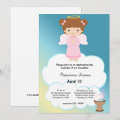 Doop Engel Meisje Kaart (Voorkant / Achterkant)