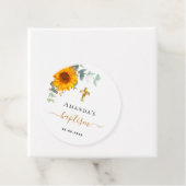 Doop eucalyptus groen zonnekruid bedankjes labels (In situ)