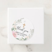 Doop Favor Tags, Meisje Doop Labels, doop Bedankjes Labels (In situ)