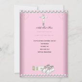 Doop Feestelijke Doop Meisje Roze Wit (Achterkant)