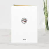 Doop Felicitaties Engel Heilige kaart (Achterkant)