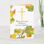 Doop Felicitaties Merk Bijbelvers Christelijk Kaart (Voorkant)