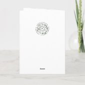 Doop felicitaties Schrift Filippenzen Kaart (Achterkant)
