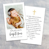 Doop Foto Keepsake Gebed Kaart