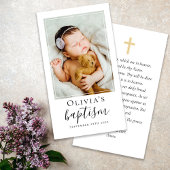 Doop Foto Keepsake Gebed Kaart