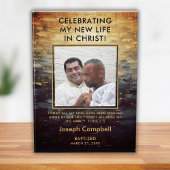 Doop Foto Keepsake Gift Christelijk Modern Man