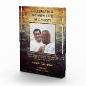 Doop Foto Keepsake Gift Christelijk Modern Man (Rechts)