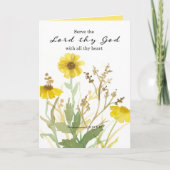 Doop Gefeliciteerd Deuteronomium Schrift Kaart (Voorkant)