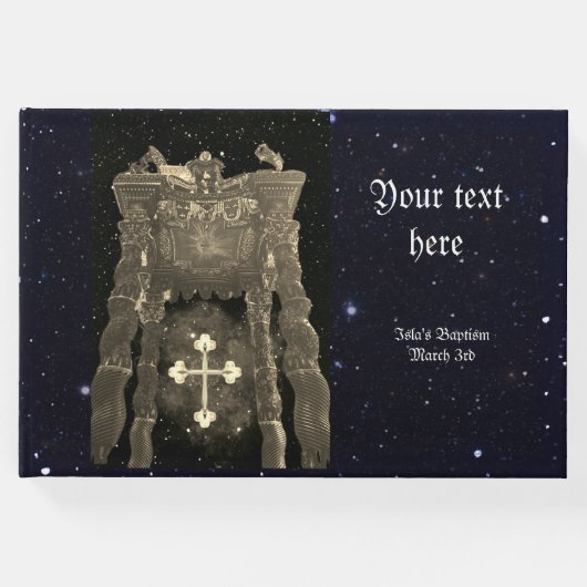 Doop gepersonaliseerd gastenboek (Voorkant)